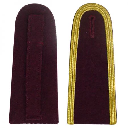 Army Epaulets with Bullion Rank - Army Epaulets with Bullion Rank