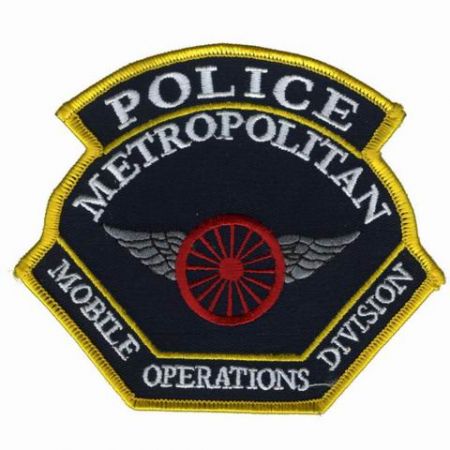 Patches de Polícia para Aplicar com Ferro - Emblemas de Bordado de Segurança