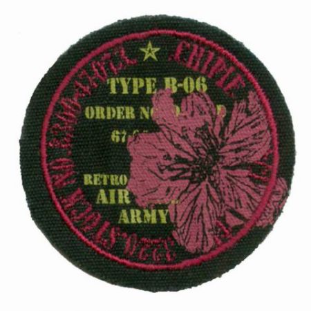 Op maat gemaakte zeefdruk patch