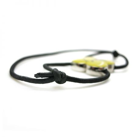 glijdende armband met bedel