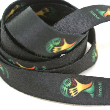 lacets personnalisés avec ceinture imprimée