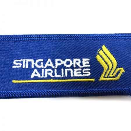 Embroidered aviation keychain