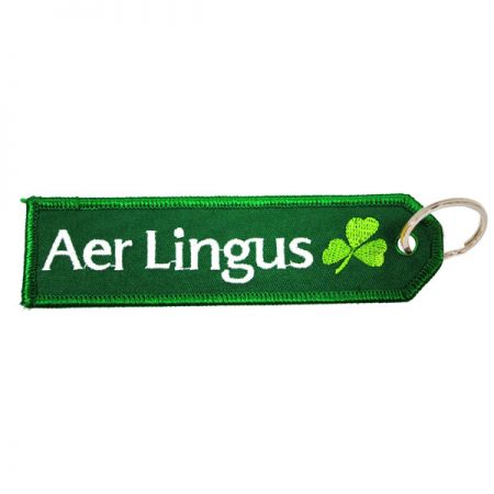 Custom Embroidery Flight Keyrings - Custom Embroidery Flight Keyrings
