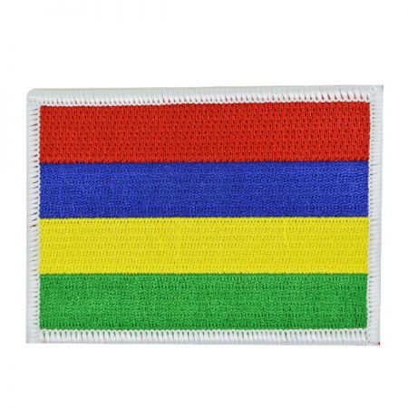 Haftowane emblematy flagi Mauritiusa - Haftowane emblematy flagi Mauritiusa