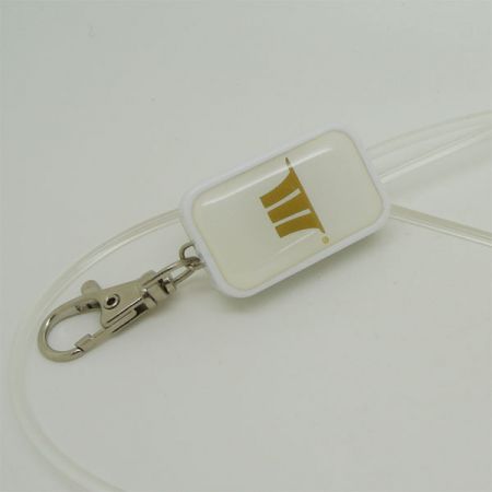 custom logo LED night flashing lanyards