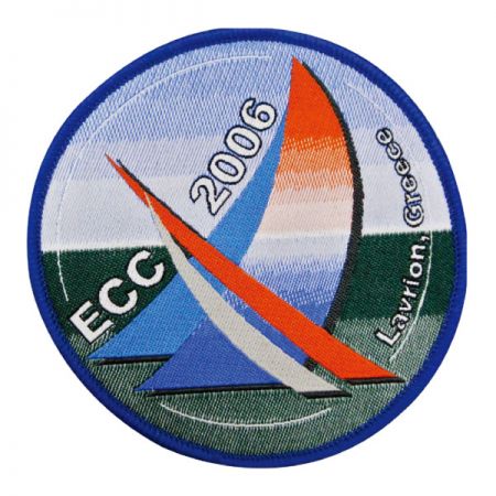 Patch Woven Costurado em Gradiente