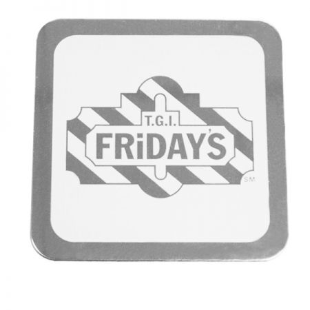 Personalized Restaurant Bar Metal Coaster - Personalized Restaurant Bar Metal Coaster