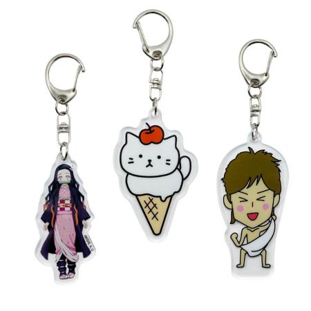 Clear Acrylic Keychains - Promotional Acrylic keyring