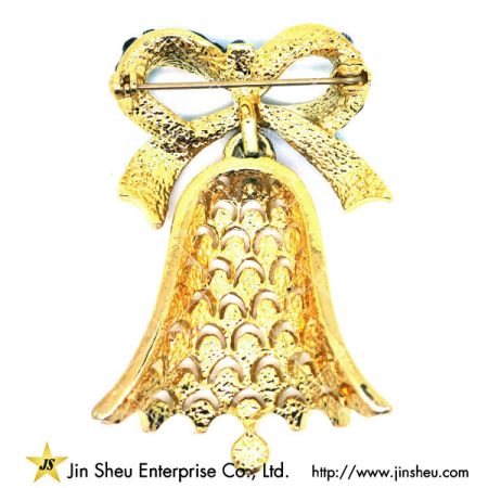 kerstmis flits broche
