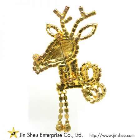 unique christmas brooches