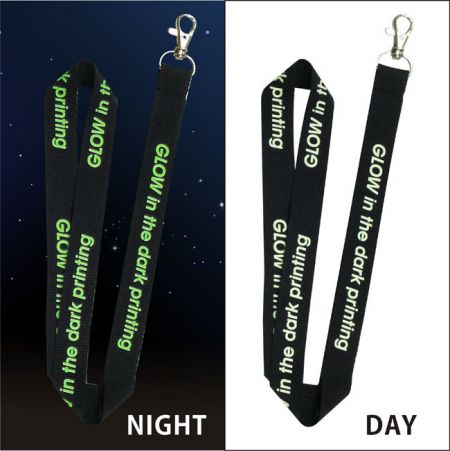 Werbe-Lanyards, die im Dunkeln leuchten