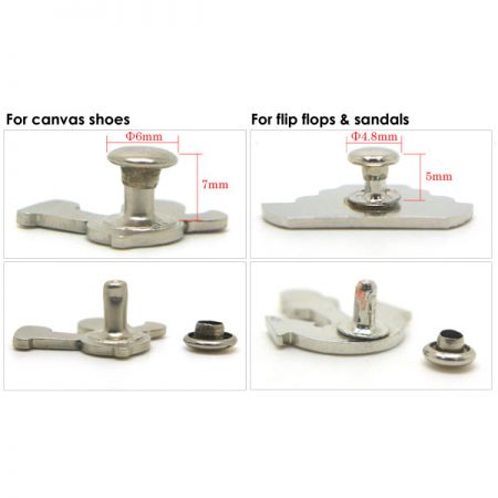 custom metal shoe charms