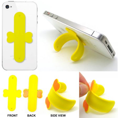 Suporte para telefone de silicone com snap