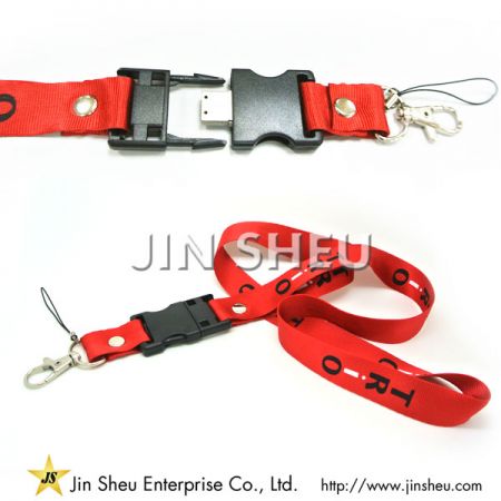 Maßgeschneiderter USB-Flashlaufwerk Lanyard