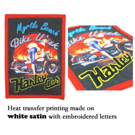 Patches de sublimation personnalisée