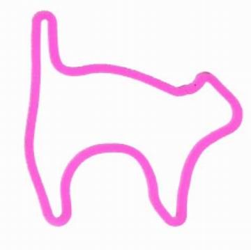 猫のゴムバンド