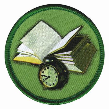 écusson rond imprimé par sublimation personnalisé