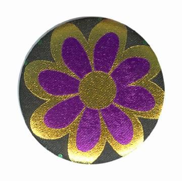 Spersonalizowany materiałowy badge z guzikiem - Spersonalizowany materiałowy badge z guzikiem