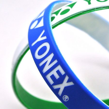 bandes en silicone logo MOQ en vrac