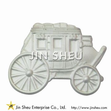 Épingle Personnalisée Plaquée Argent Satiné - Mat - Nickel satiné