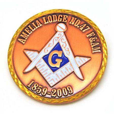 Custom Masonic Challenge Coins
