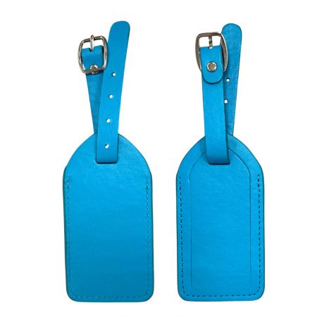 Leren Bagage Naamlabels - Leren reisbagage-identifiers