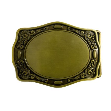 Klamra do paska do aplikacji logo w stylu odznaki
