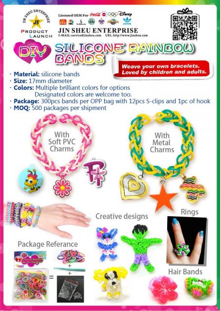 Bracelets en silicone