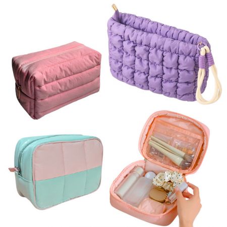 Bolsas de Maquiagem Acolchoadas
