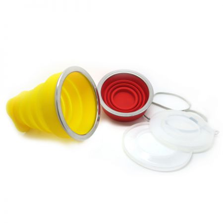 Cốc Silicone Di Động Cắm Trại