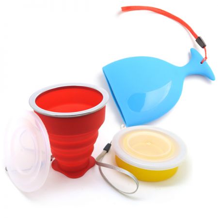 Cốc silicone di động