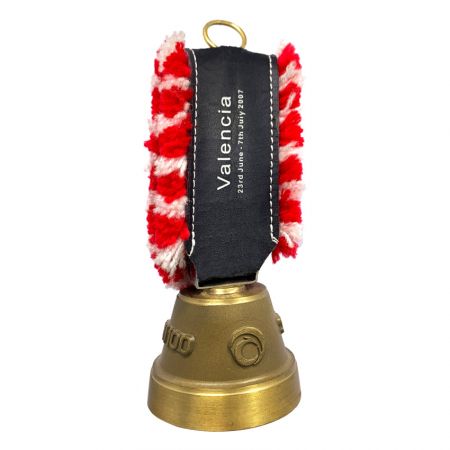 cowbell with a lether handle