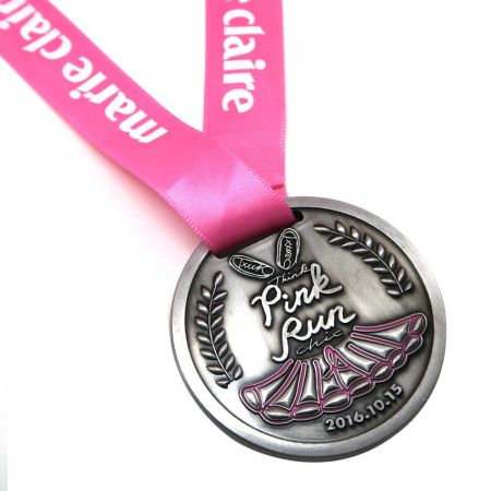médaille de course en alliage de zinc personnalisé