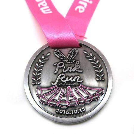 räätälöidyt hopeamitalit - 21K Finishers henkilökohtainen mitali
