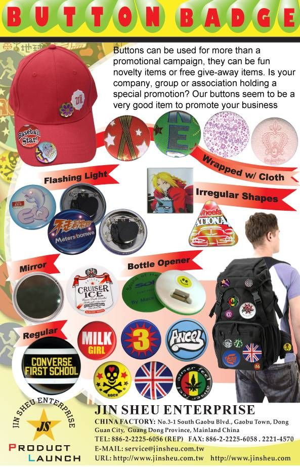 Promoitonal Button Badges