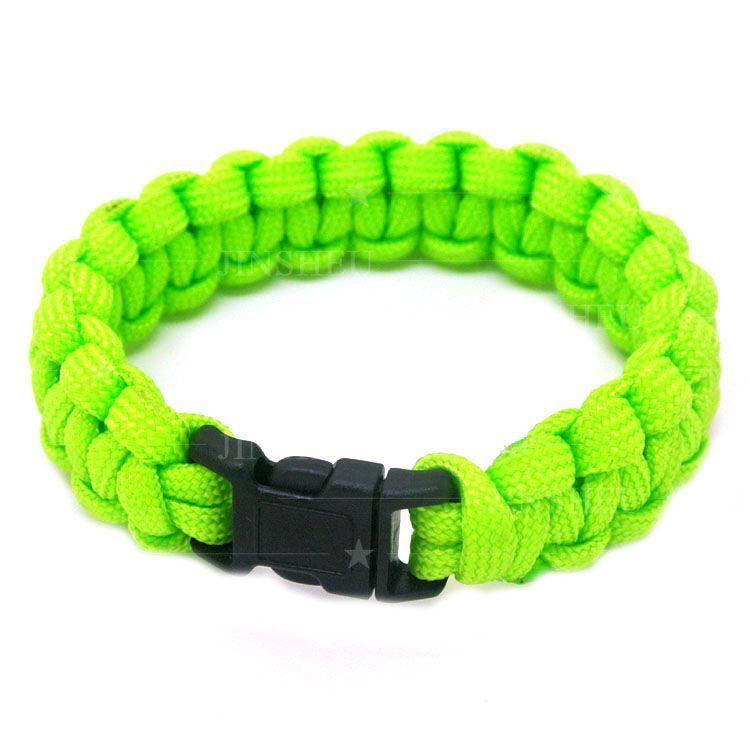 One Color Paracord Survival Bracelet - Parachute Cord Bracelet, Keychain &  Enamel Pins Promotional Products Manufacturer