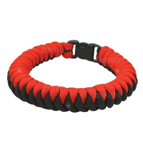 Uxcell Survival Paracord Bracelets, Braided Parachute Bracelet, Red -  Walmart.com