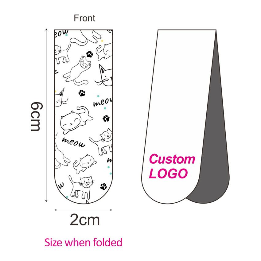 Marcadores de página magnéticos personalizados