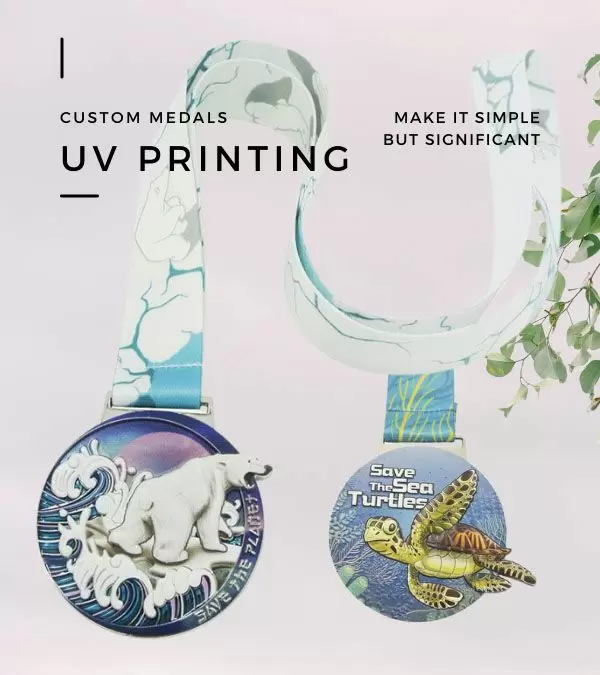 UV-printet medalje