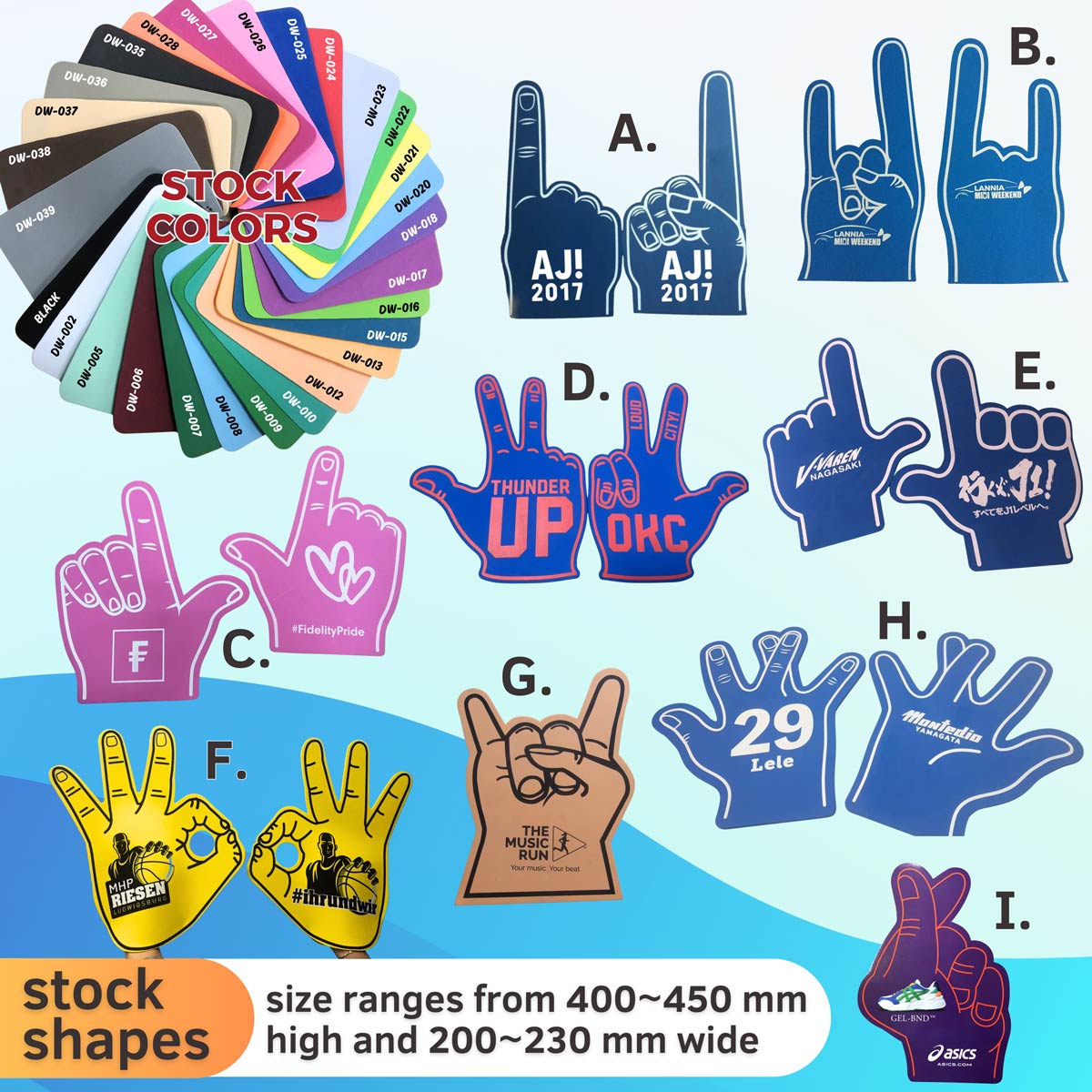 Foom Hand Custom Foam Fingers | Custom Promotional Products & Corporate Gifts ...
