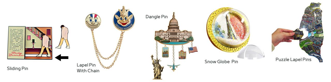 Product. Pin Example Custom Lapel Pins with Special Functions | High-Quality Custom ...