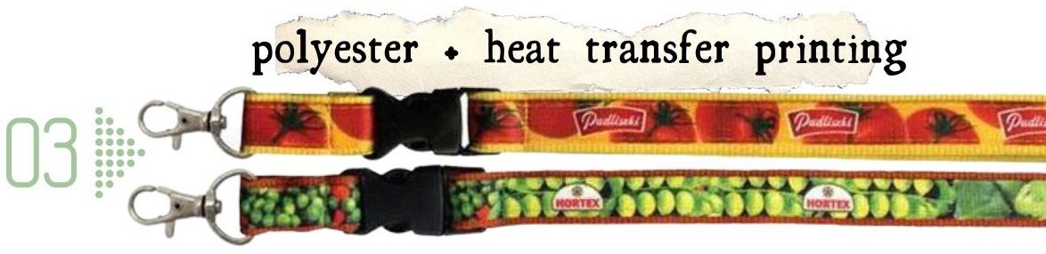 Double Layered Custom Printed Lanyard: Embrace the Power of Color with Heat Transfer Technique