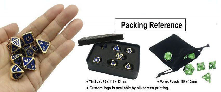 Enhance Your Gaming Experience with Bulk Metal D&D Dice Sets!