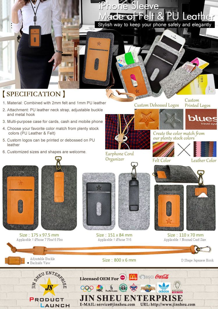 Funda de cuero para iPhone