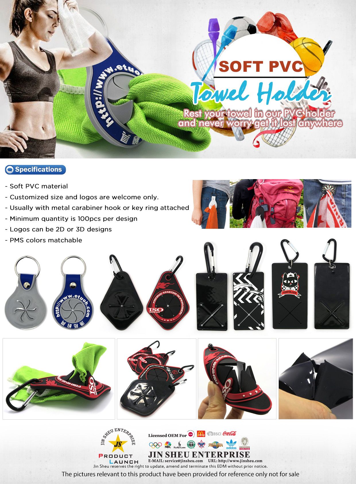 Puha PVC törölköző tartók