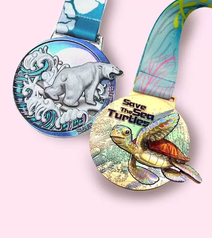 Full Color UV Printed Medals