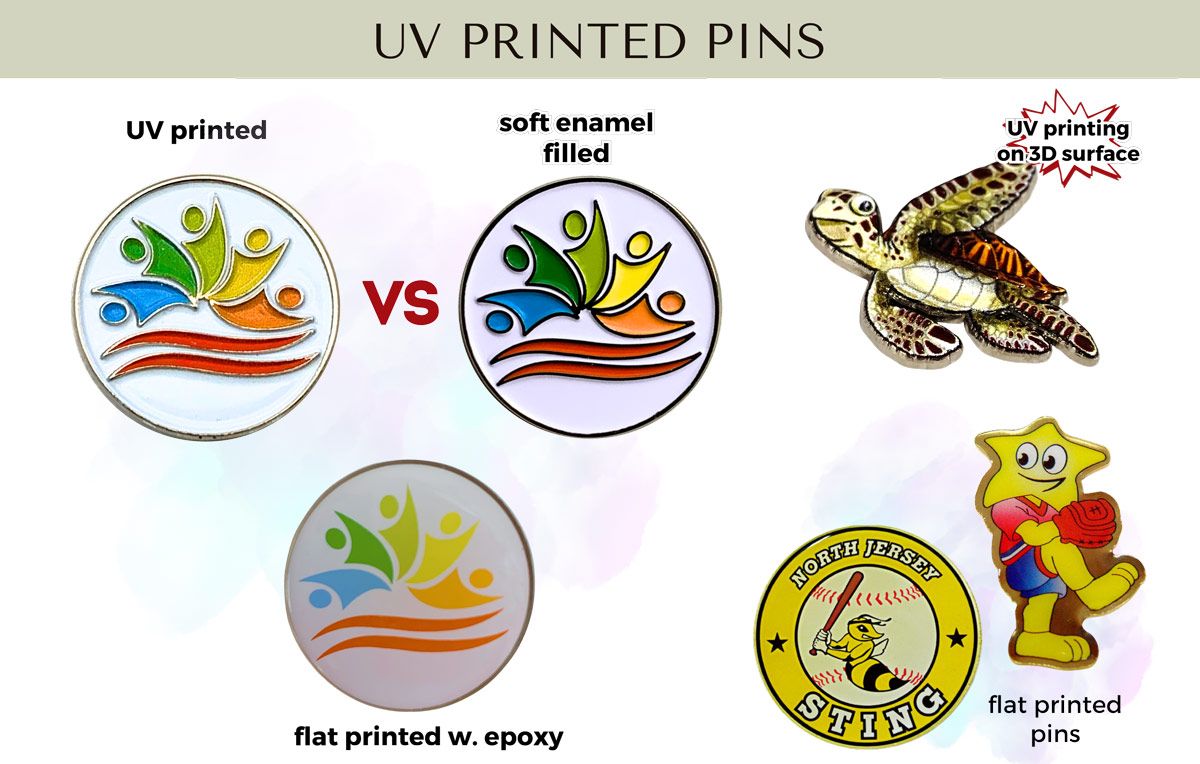UV Printed Pins | Custom Promotional Products & Corporate Gifts ...