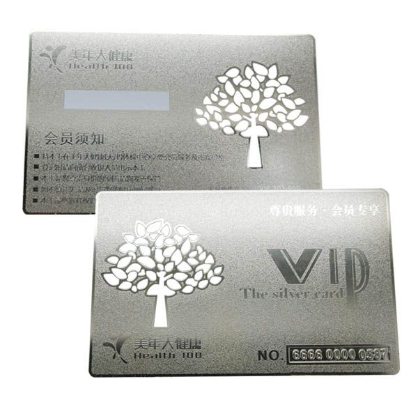 Metal VIP Member Cards | Personalized Metal & Silicone Promotional ...