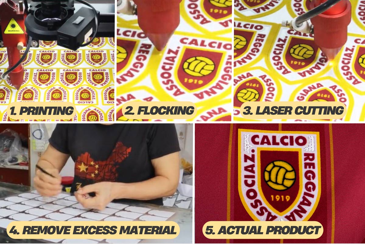 Custom Flock Design Custom Flocked Patches | Custom Promotional Products & Corporate Gifts ...