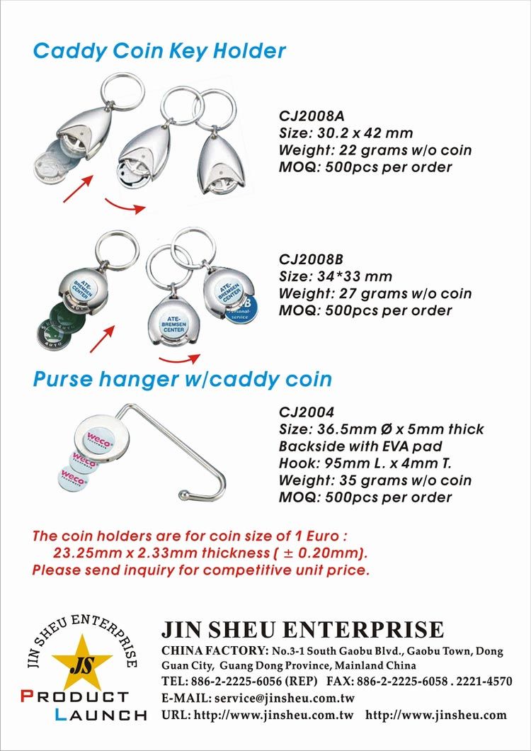 Caddy Coin Key Holder